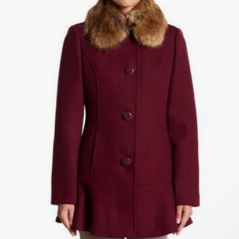 Kate Spade Flounce Hem Coat